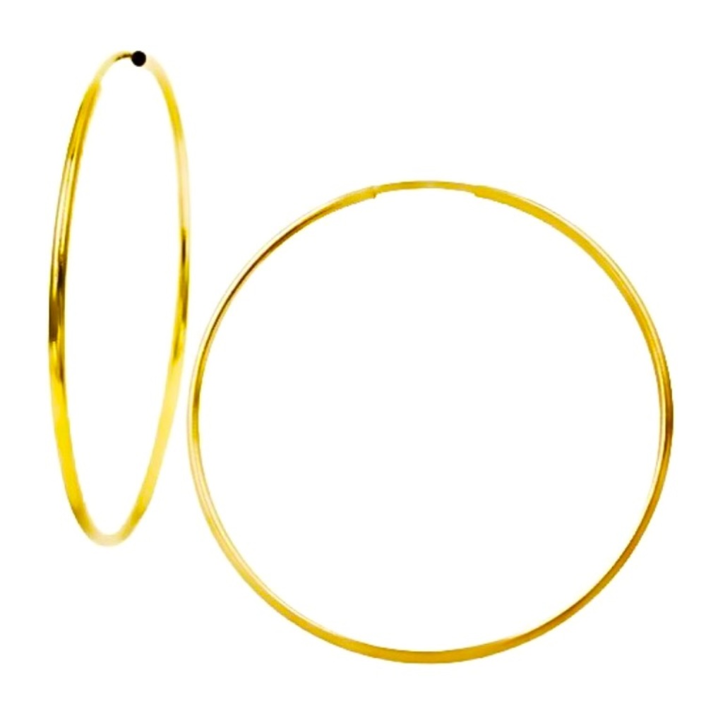 70mm 14K Gold-Filled Endless Hoop Earrings